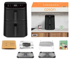 Friggitrice ad aria Cosori CAF DC121 AEUR Turbo Tower Black