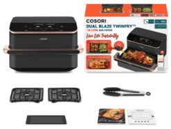 Friggitrice ad aria Cosori KAAPAFCSSEU0204Y Dual Blaze Twinfry Chef Ed