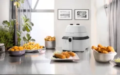Friggitrice ad aria De Longhi FH2101.W con 1400W di potenza