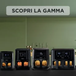 Friggitrice ad aria doppia Ariete 4631 con 2 vasche da 4,5L