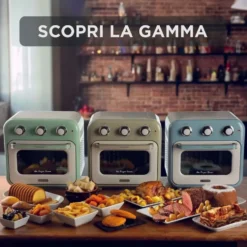 Friggitrice ad aria e forno Ariete 4632 Vintage con capacità 16L
