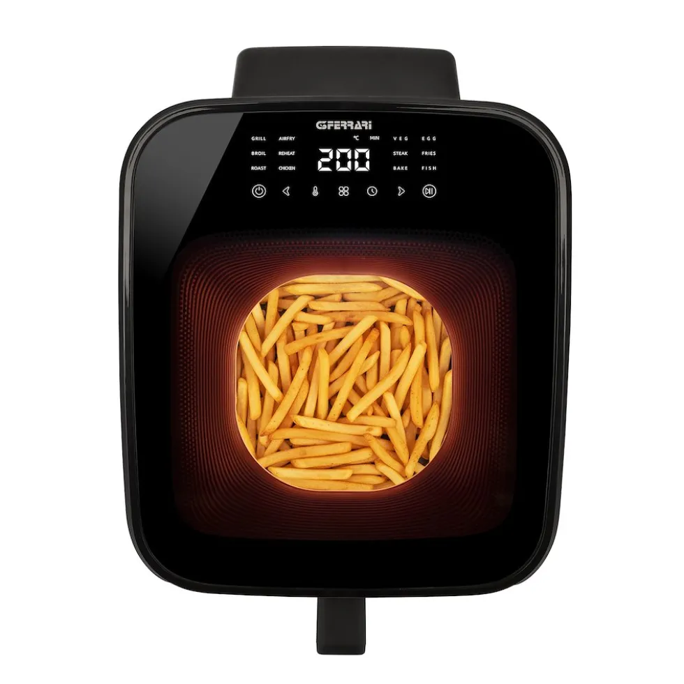 Friggitrice ad aria G3 Ferrari WOWFRY G10226 con finestra trasparente
