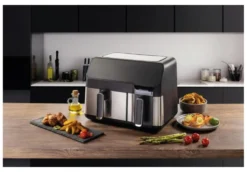 Friggitrice ad aria Hisense 741572 HAF2900D Black e Silver