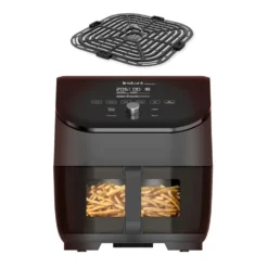 Friggitrice ad aria multiuso Instant Vortex Plus ClearCook 5,7 litri nera