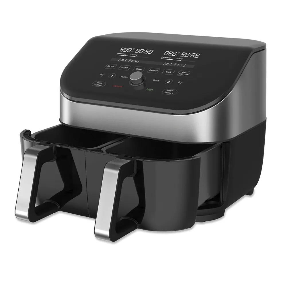 Friggitrice ad aria multiuso Instant Vortex Plus Dual ClearCook 8 litri