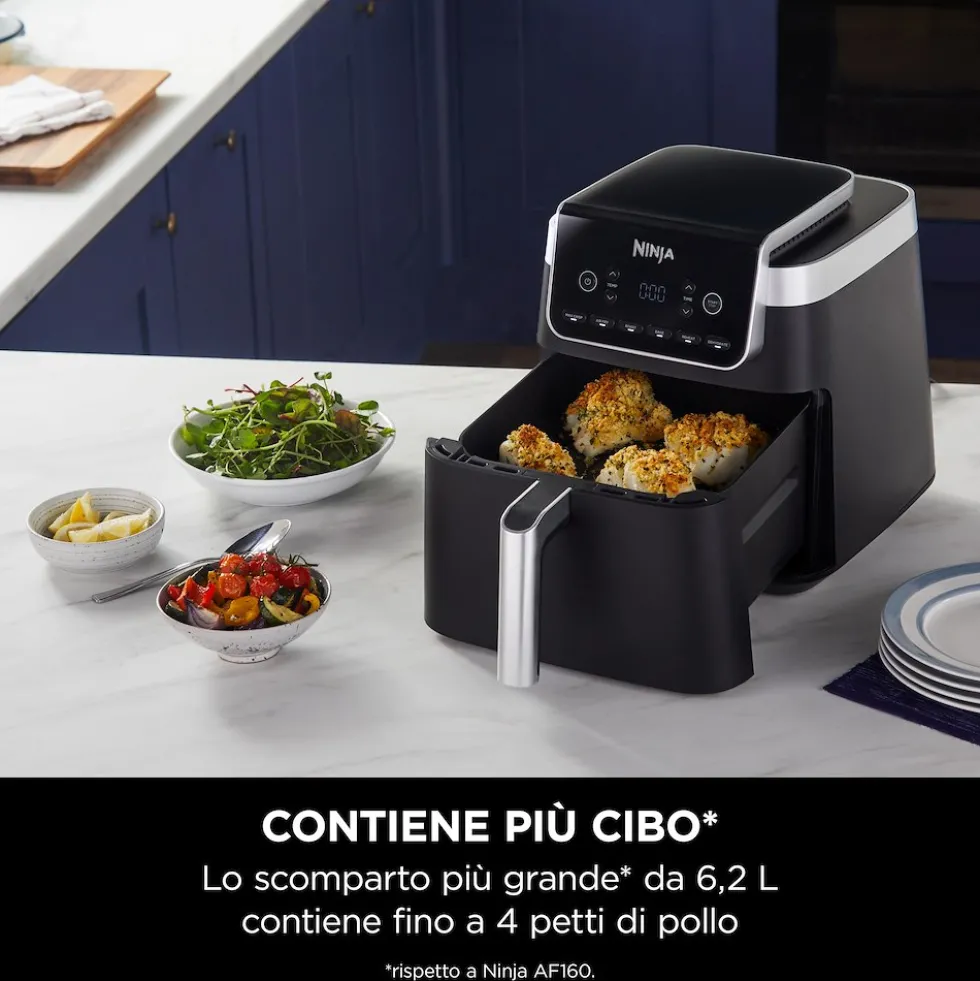 Friggitrice ad aria Ninja AF180EU 6,2 L con 6 programmi
