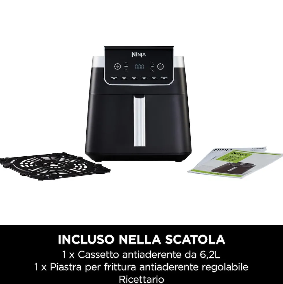 Friggitrice ad aria Ninja AF180EU 6,2 L con 6 programmi