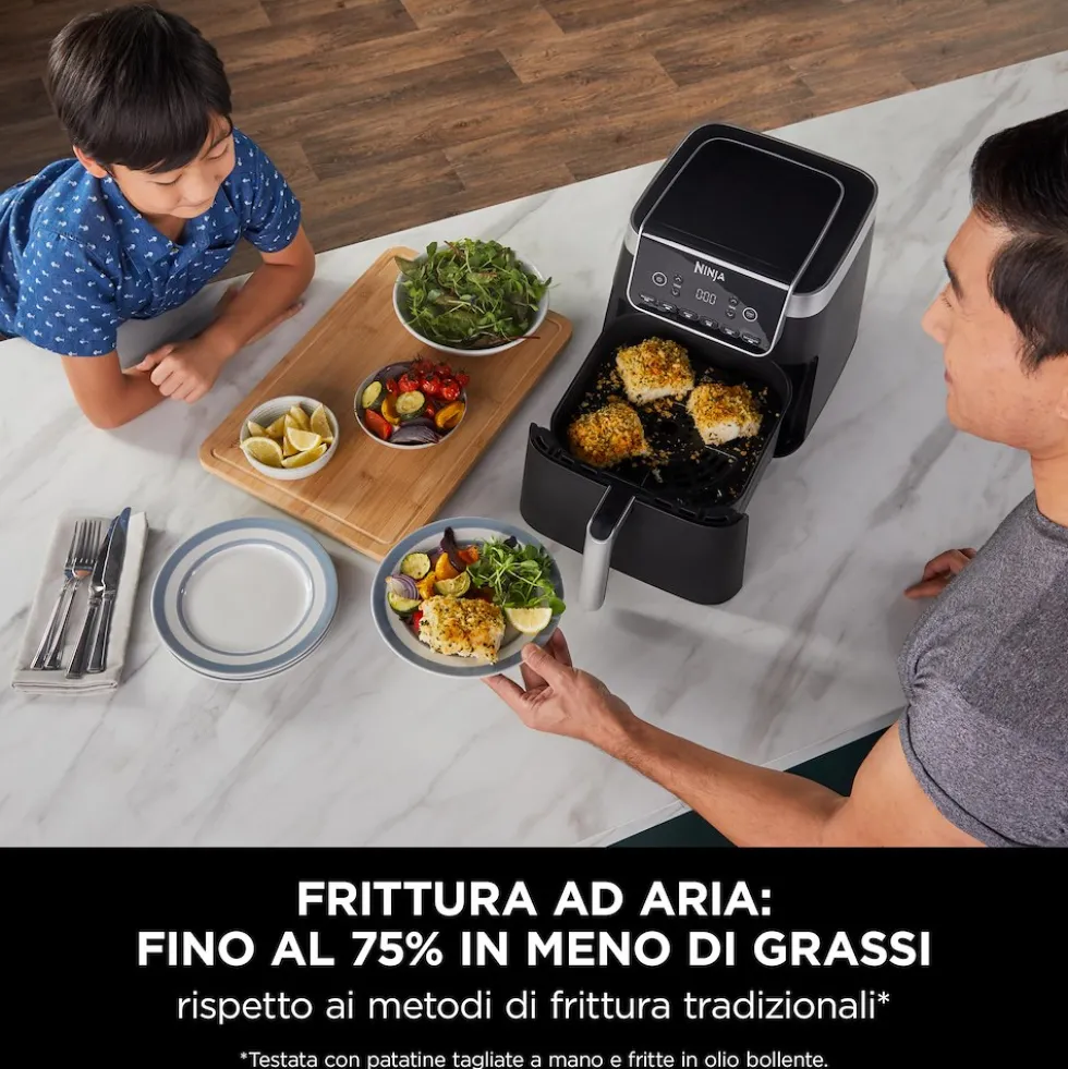 Friggitrice ad aria Ninja AF180EU 6,2 L con 6 programmi
