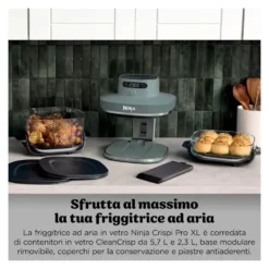 Friggitrice ad aria Ninja AS090EUGN CRISPI Pro XL Verde Muschio