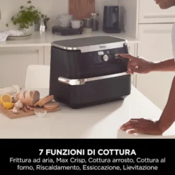 Friggitrice ad aria Ninja FlexDrawer 10,4L 2470W con 2 zone cottura