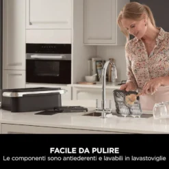 Friggitrice ad aria Ninja FlexDrawer 10,4L 2470W con 2 zone cottura
