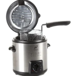 Friggitrice in acciaio 840 W h 20,5 cm - 900 ml - Evviva