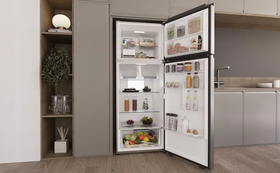 Frigorifero a doppia porta Haier HPR5718ENMX No Frost