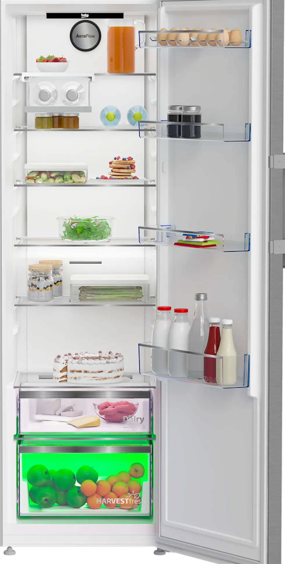 Frigorifero Beko B5RMLNE444HX No Frost con tecnologia AeroFlow™
