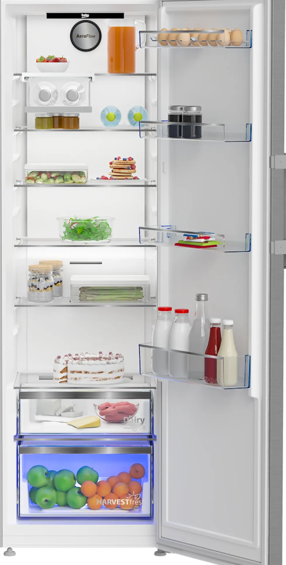 Frigorifero Beko B5RMLNE444HX No Frost con tecnologia AeroFlow™