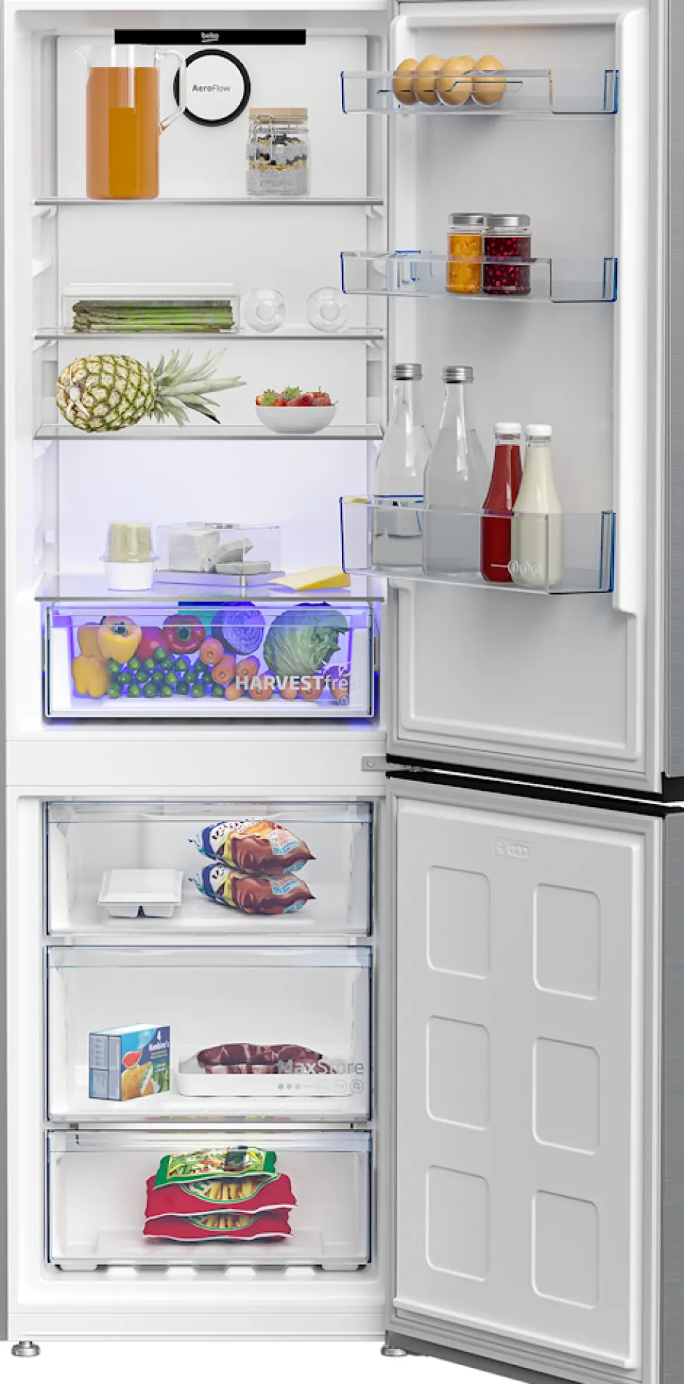 Frigorifero combinato Beko B5XRCNA366HXB Metal Look No Frost