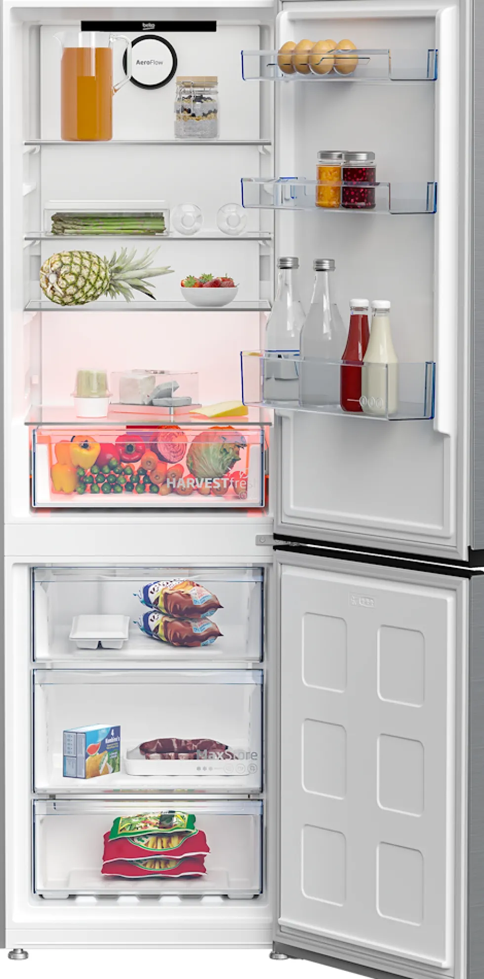Frigorifero combinato Beko B5XRCNA366HXB Metal Look No Frost