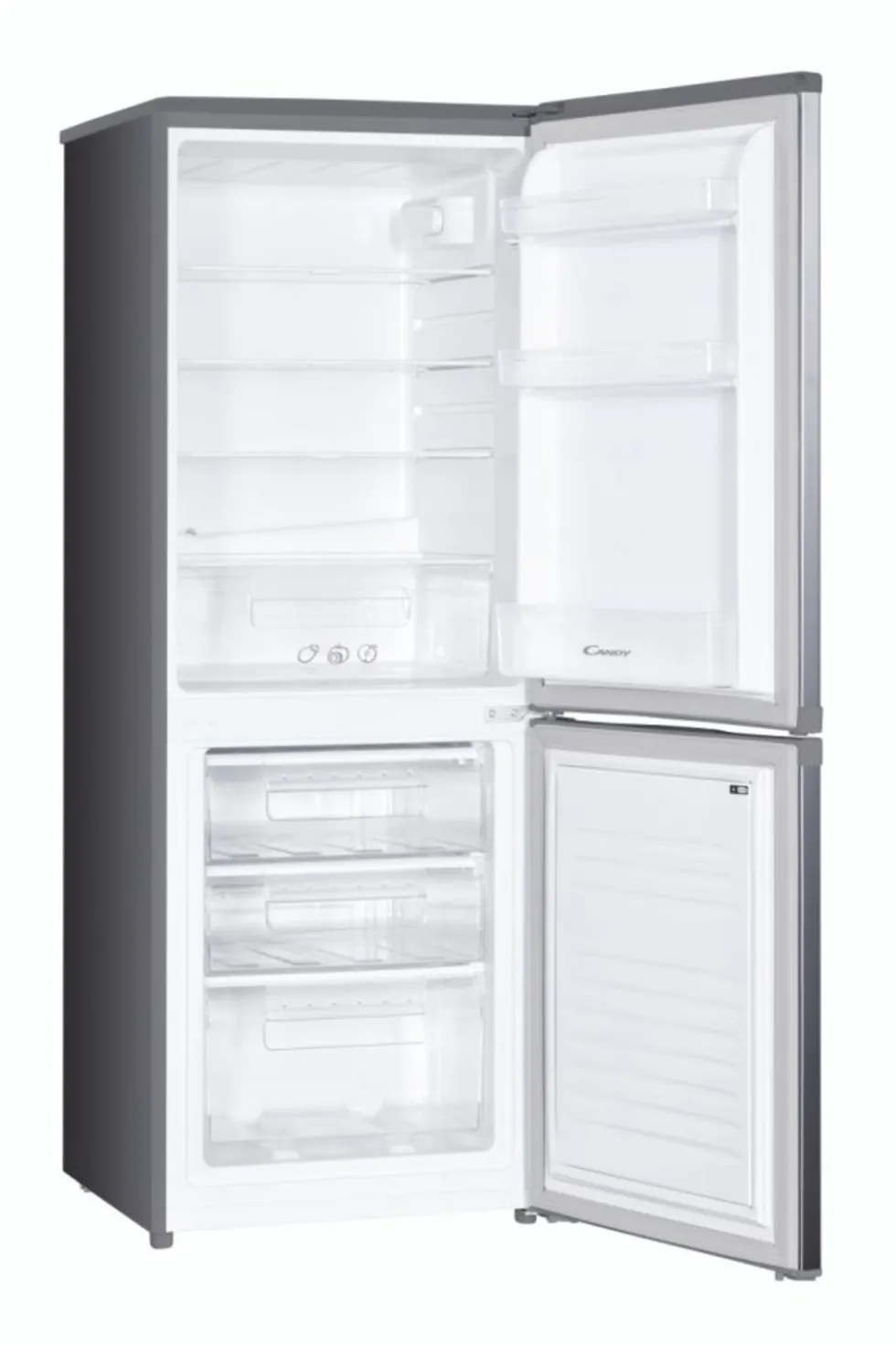 Frigorifero combinato Candy CHCS514EX statico silver