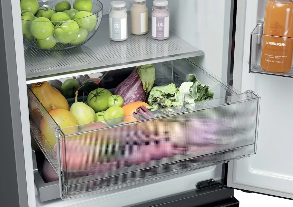 Frigorifero combinato Haier HTR3518ENMX No Frost Acciaio Inox