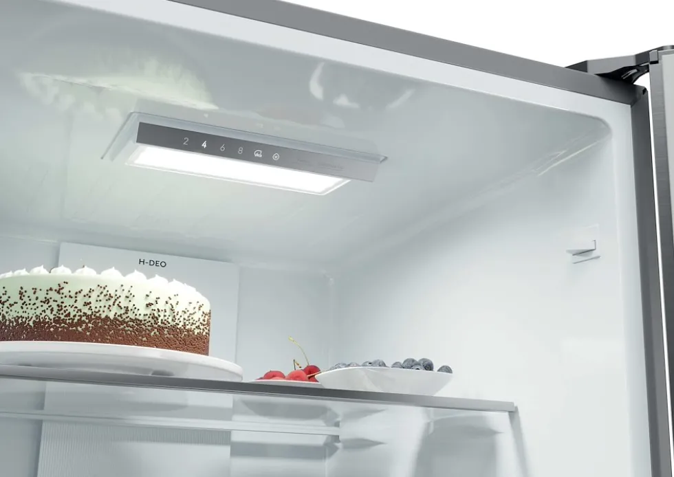 Frigorifero combinato Haier HTR3518ENMX No Frost Acciaio Inox