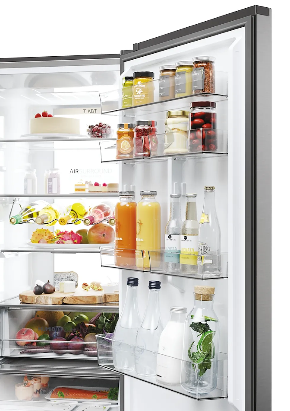 Frigorifero combinato Haier HDPW7620ANPK 409L My Zone WiFi