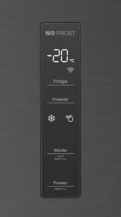 Frigorifero combinato Hisense RF632N4WFE1 con dispenser acqua e WiFi