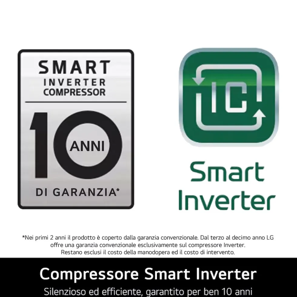 Frigorifero combinato LG ELECTRONICS GBBW726AMB con Wi-Fi e intelligenza AI