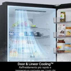 Frigorifero combinato LG ELECTRONICS GBBS726CEV con intelligenza artificiale