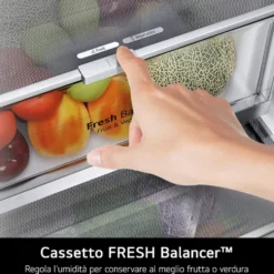 Frigorifero combinato LG ELECTRONICS GBBS726CEV con intelligenza artificiale
