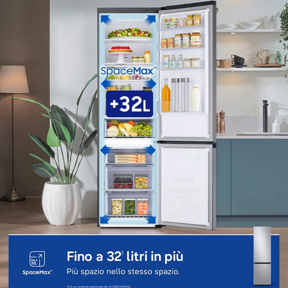 Frigorifero combinato Samsung RB38C600DSA/EF con tecnologia Air Space