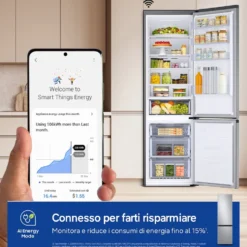 Frigorifero combinato Samsung RB38C600DSA/EF con tecnologia Air Space