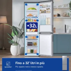 Frigorifero combinato Samsung RB33B610ESA con tecnologia Air Space