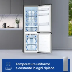 Frigorifero combinato Samsung RB33B610ESA con tecnologia Air Space