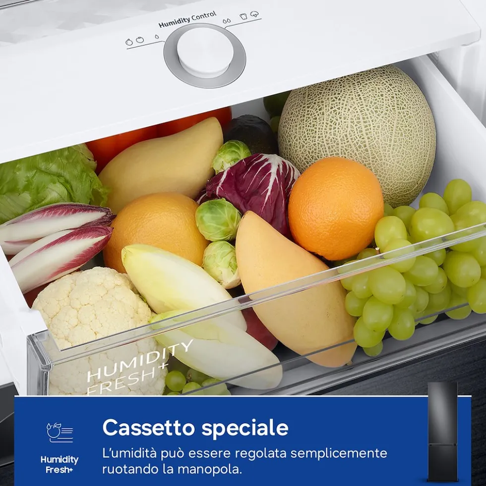 Frigorifero combinato Samsung RB38C7B6AB1 Bespoke AI classe A