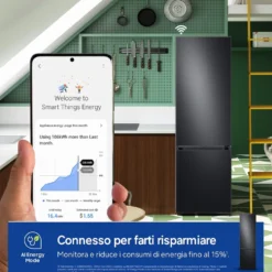 Frigorifero combinato Samsung RB38C7B6AB1 Bespoke AI classe A