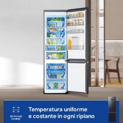 Frigorifero combinato Samsung RB38C776CB1/EF con tecnologia AI Energy