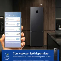 Frigorifero combinato Samsung RB38C776CB1/EF con tecnologia AI Energy