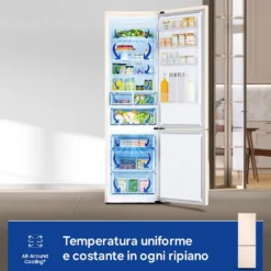 Frigorifero combinato Samsung RB38C603DEL con tecnologia Air Space