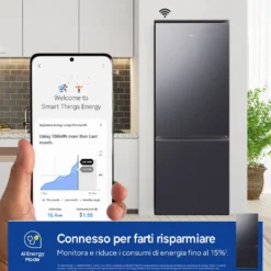 Frigorifero combinato Samsung RB50DG601EB1 Air Space WiFi classe E
