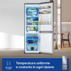 Frigorifero combinato Samsung RB34C775CS9 con tecnologia Space Max e AI Energy Mode