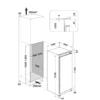 Frigorifero da incasso Indesit S12A1D/I2 statico 209L classe E
