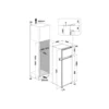Frigorifero doppia porta da incasso Whirlpool ART3802 statico E