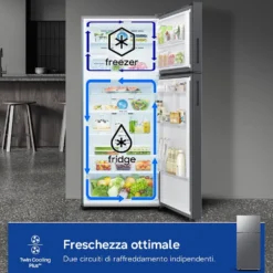 Frigorifero doppia porta Samsung RT53DG7A14S9 SpaceMax, Total No Frost