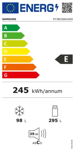 Frigorifero Samsung BESPOKE AI RT38CG6624S9ES EcoFlex Metal inox