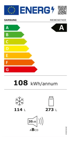 Frigorifero Samsung ECOFLEX AI RB38C607AS9 EF Air Space Silver