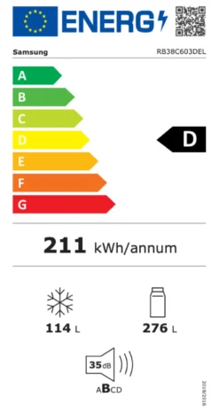 Frigorifero Samsung ECOFLEX AI RB38C603DEL Sabbia