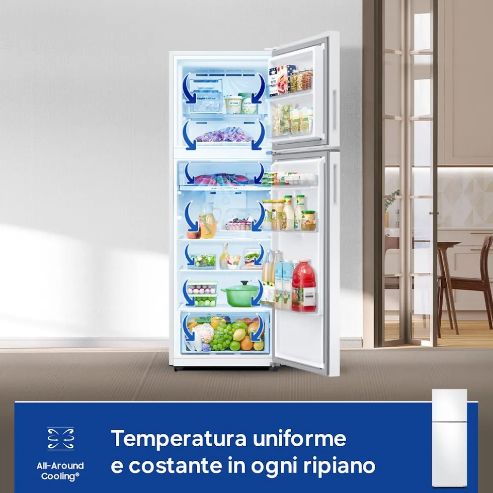 Frigorifero Samsung RT31CG5624WW con tecnologia No Frost e classe E