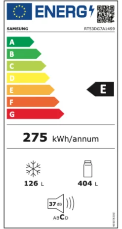 Frigorifero Samsung SERIE 7300 AI RT53DG7A14S9 Metal inox