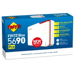 FRITZ!Box 5690 Pro International WiFi 7 e Zigbee per Fibra e DSL