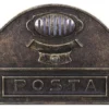 Frontale buca lettere Alubox 50A5OB SERIE ANTICA 1P e predisposizione